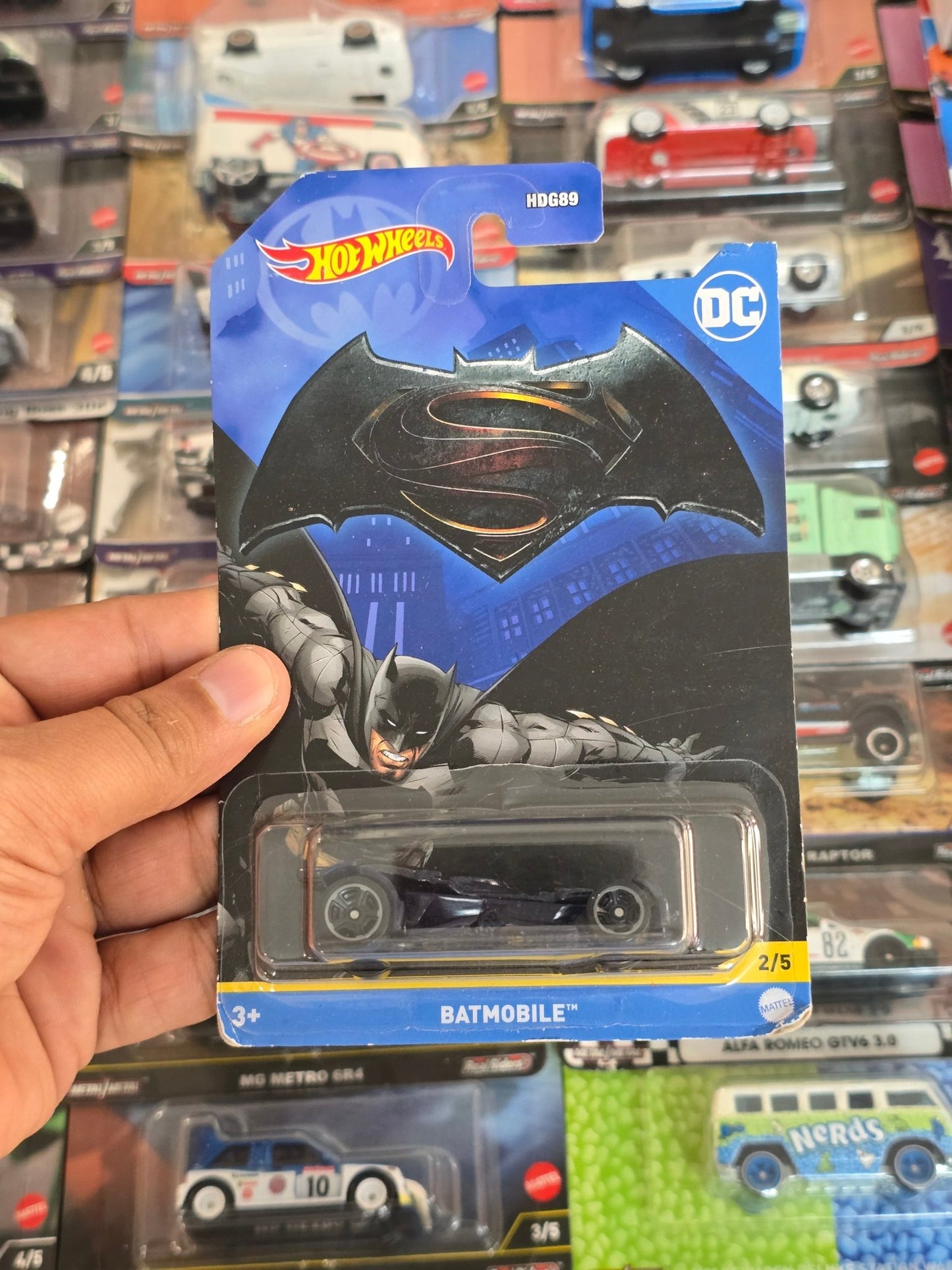 Hot Wheels DC Batmobile - Superman Batman Series (Imported) - Kinder Logs