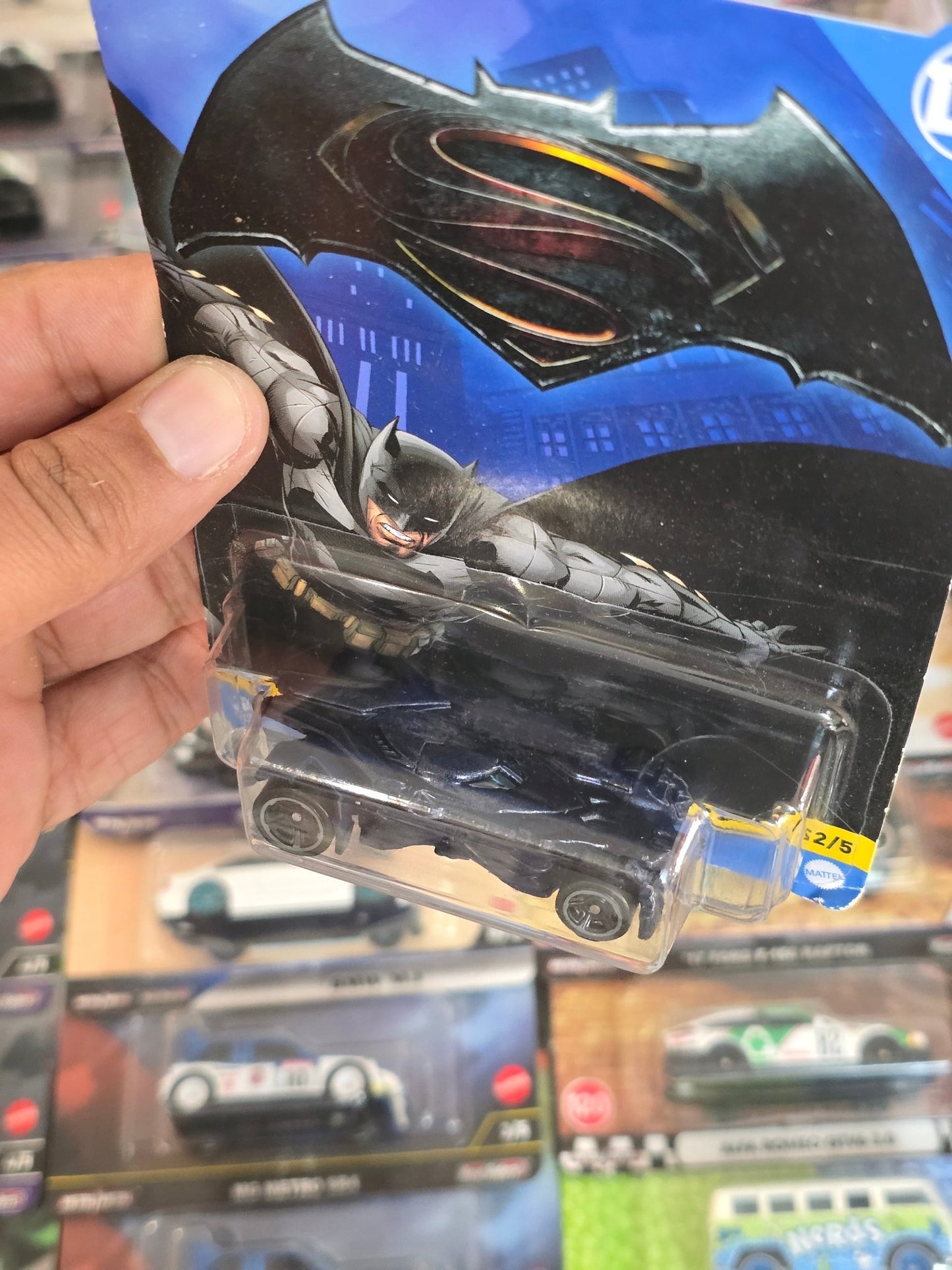 Hot Wheels DC Batmobile - Superman Batman Series (Imported) - Kinder Logs