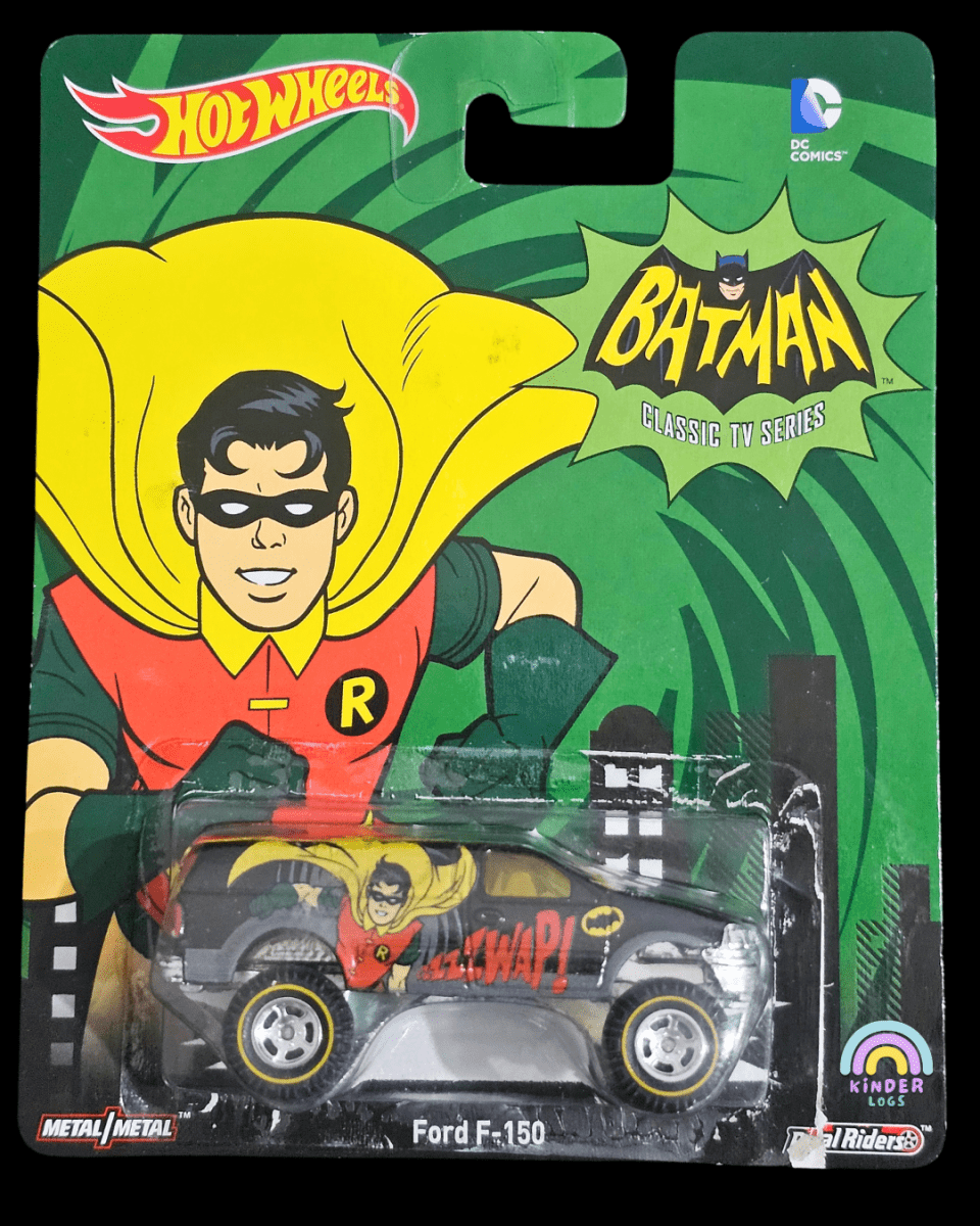 Hot Wheels DC Comics Batman & Robin Ford F - 150 - Kinder Logs
