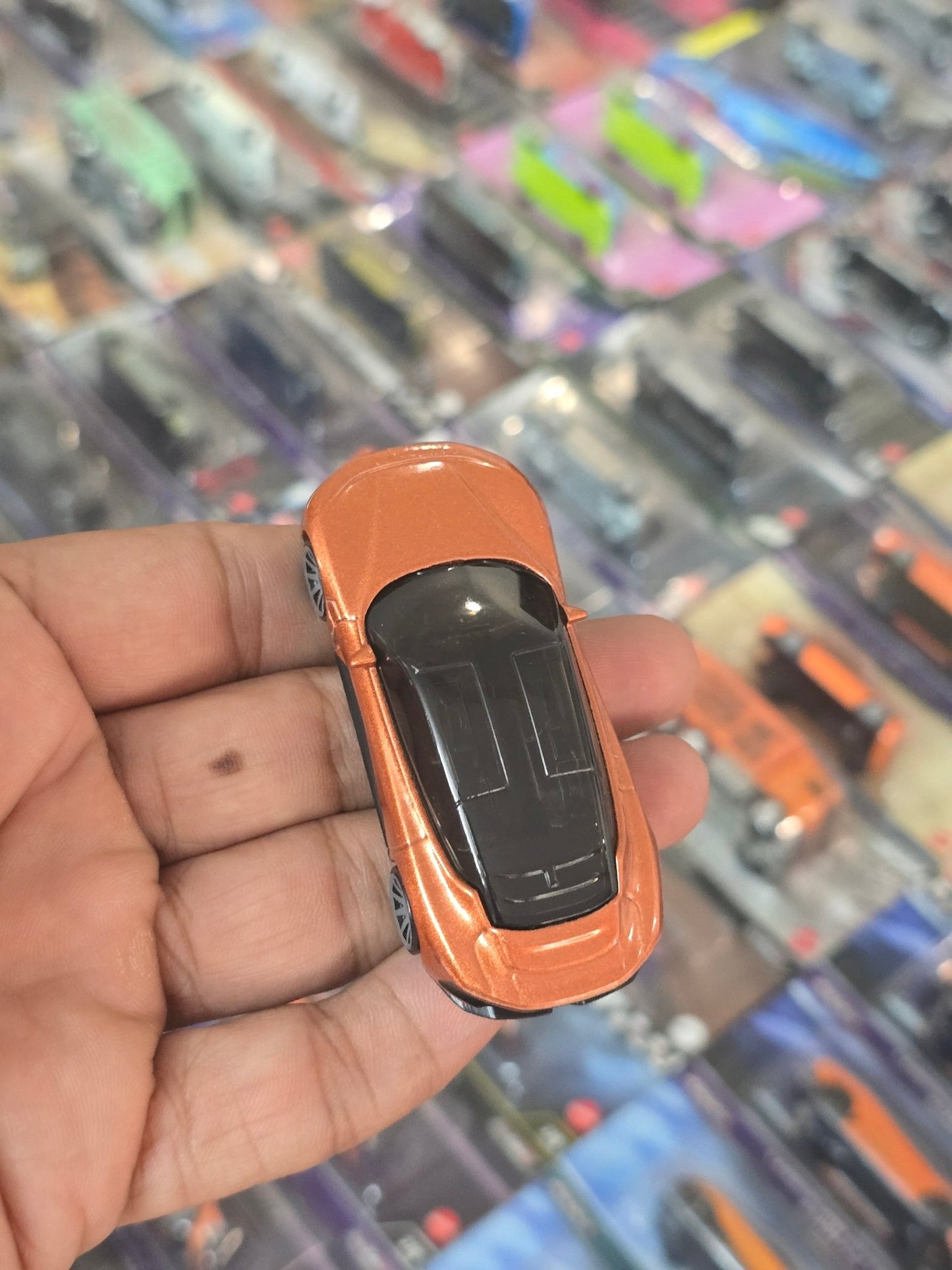 Hot Wheels DeLorean Alpha 5 - Orange (Uncarded) - Kinder Logs