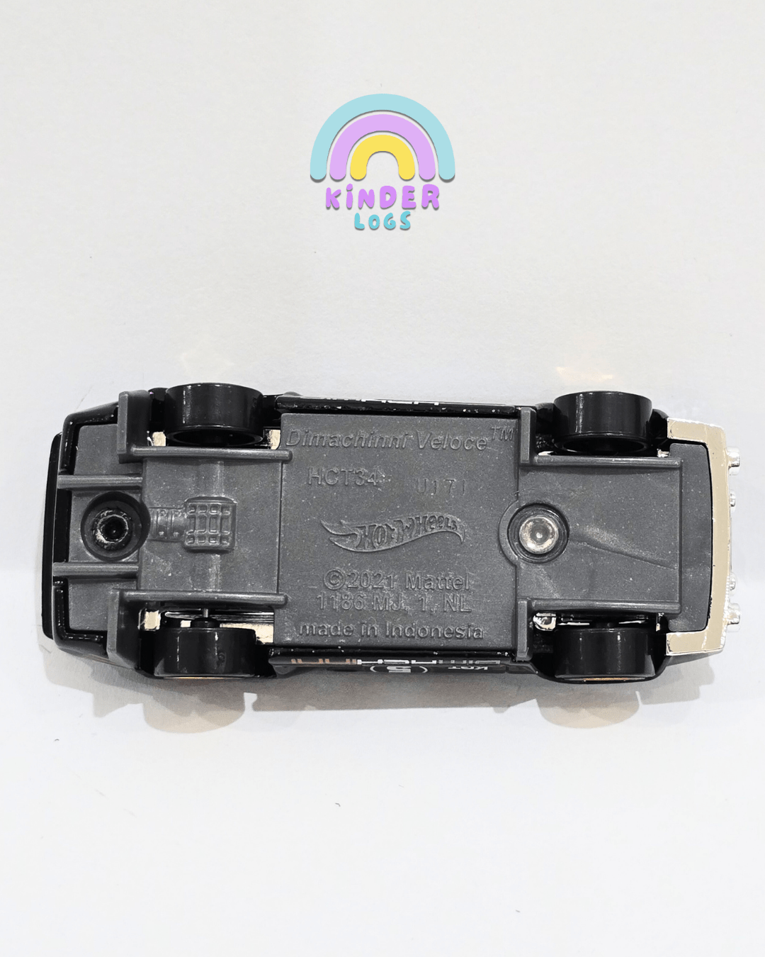 Hot Wheels Dimachinni Veloce - Black (Uncarded) - Kinder Logs