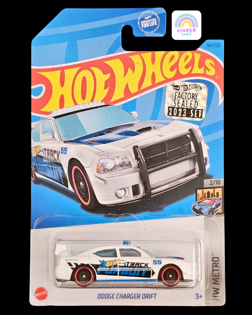 Hot Wheels Dodge Charger Drift - Factory Sealed - Kinder Logs