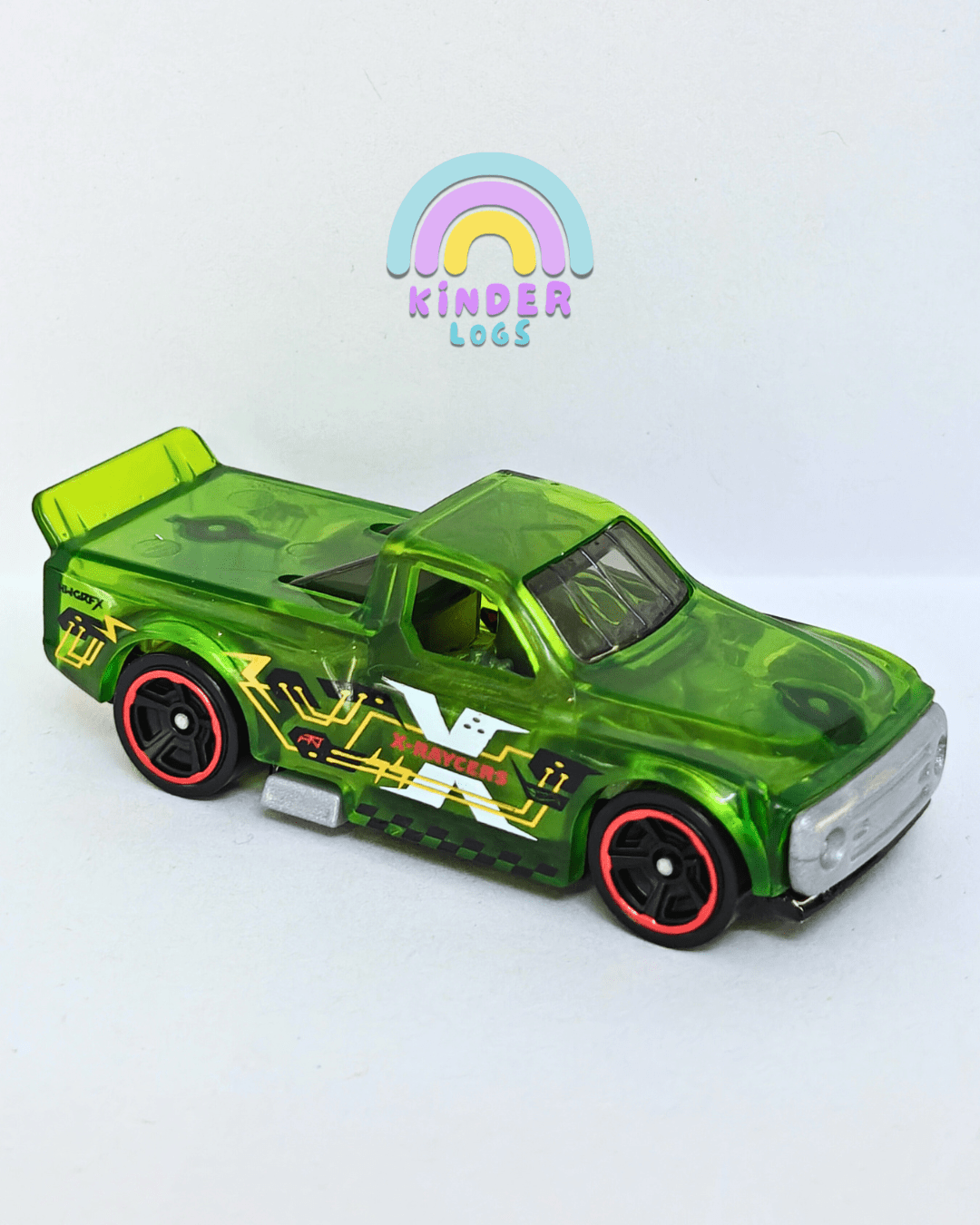 Hot Wheels Draftnator - Green (Pre - Owned Car) - Kinder Logs