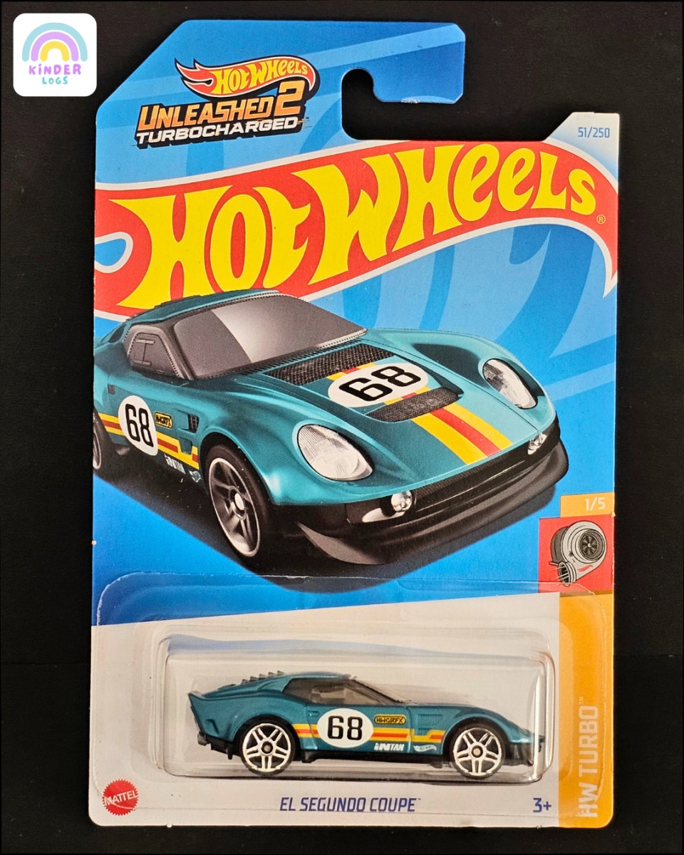 Hot Wheels El Segundo Coupe Turbocharged (Imported) - Kinder Logs