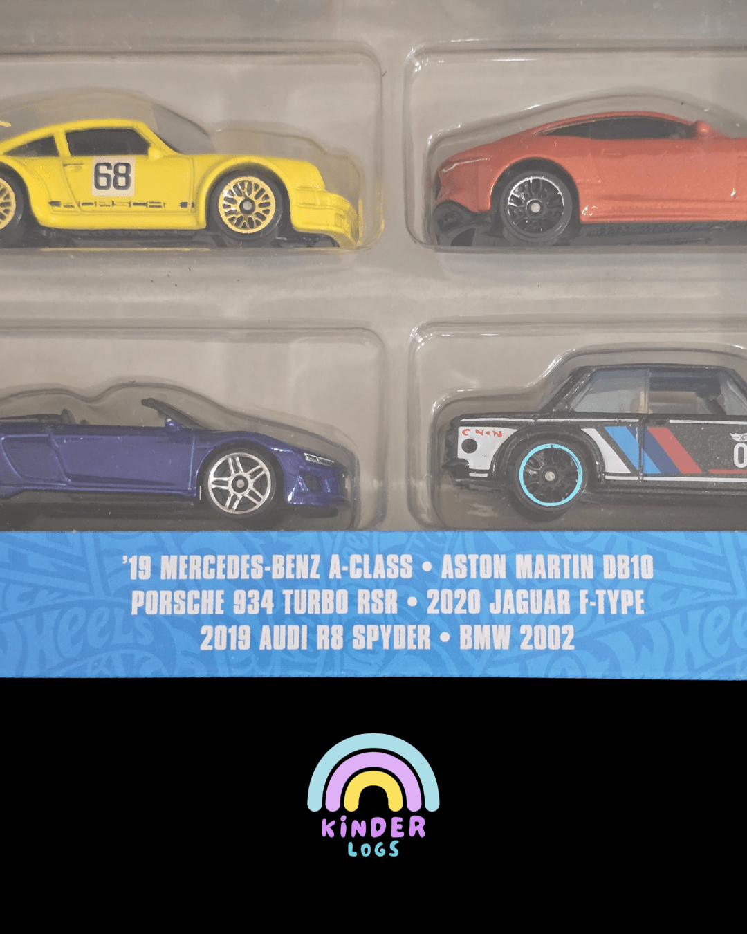 Hot Wheels European Car Culture 6 Car Set (Imported) - Kinder Logs