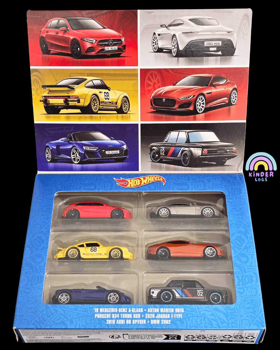 Hot Wheels European Car Culture 6 Car Set (Imported) - Kinder Logs