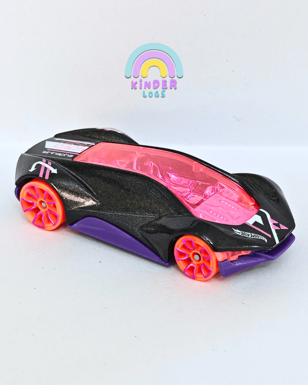 Hot Wheels Exotique - Black (Uncarded - New) - Kinder Logs