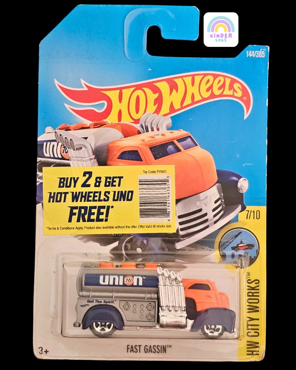 Hot Wheels Fast Gassin - HW City Works - Kinder Logs