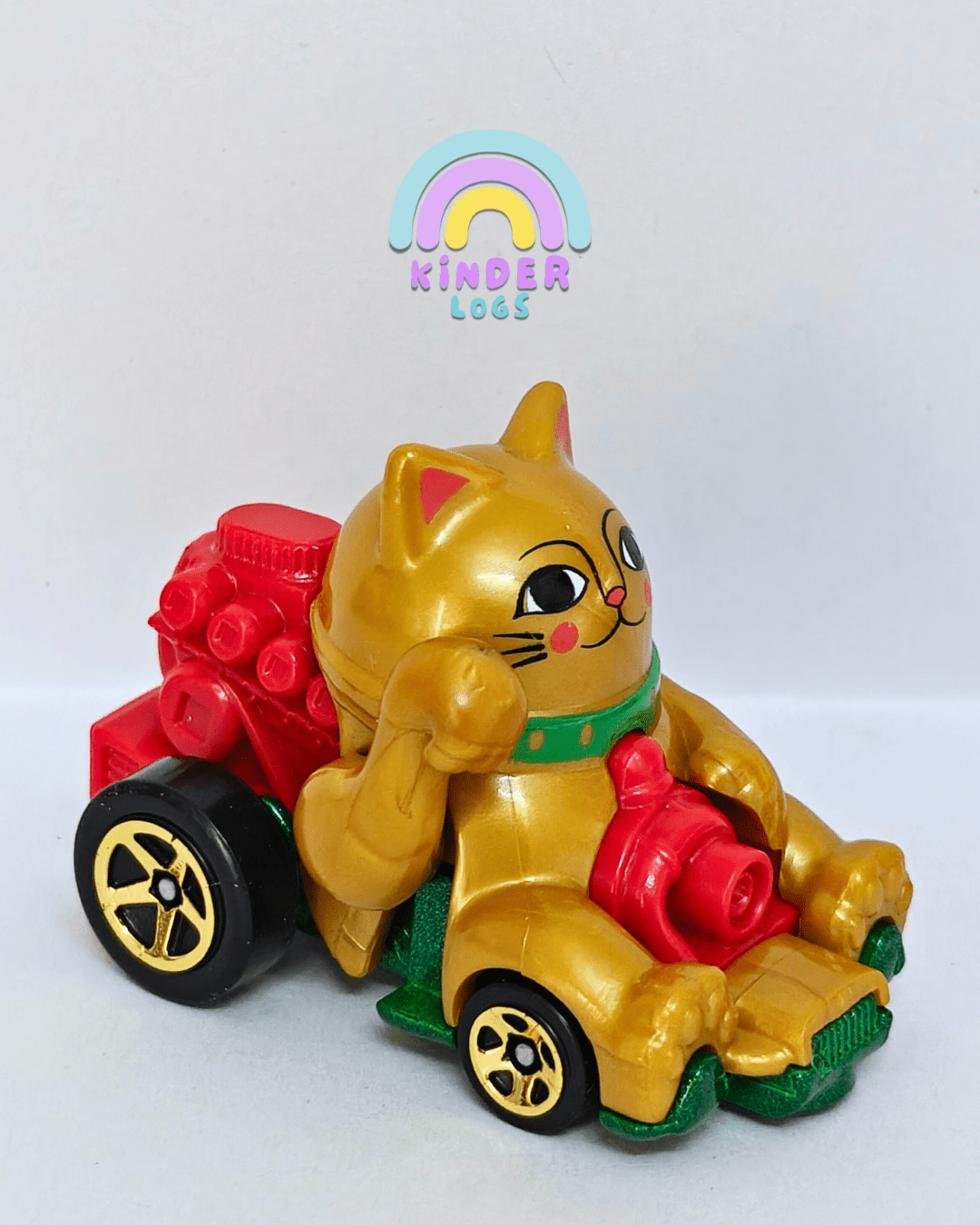 Hot Wheels Feline Lucky - Gold (Uncarded - New) - Kinder Logs
