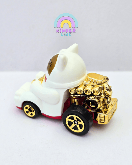 Hot Wheels Feline Lucky 'Maneki - Neko 9.29 Lucky Cat' (Uncarded - New) - Kinder Logs