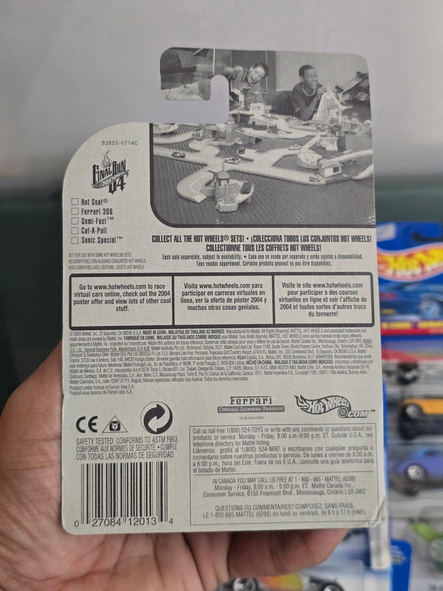 Hot Wheels Ferrari 308 - Collector No. 134 (Final Run) - Kinder Logs