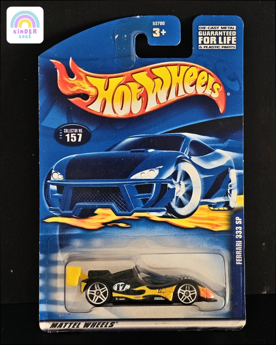 Hot Wheels Ferrari 333 SP - Collector No. 157 - Kinder Logs