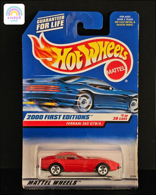 Hot Wheels Ferrari 365 GTB 4 - 2000 First Editions - Kinder Logs