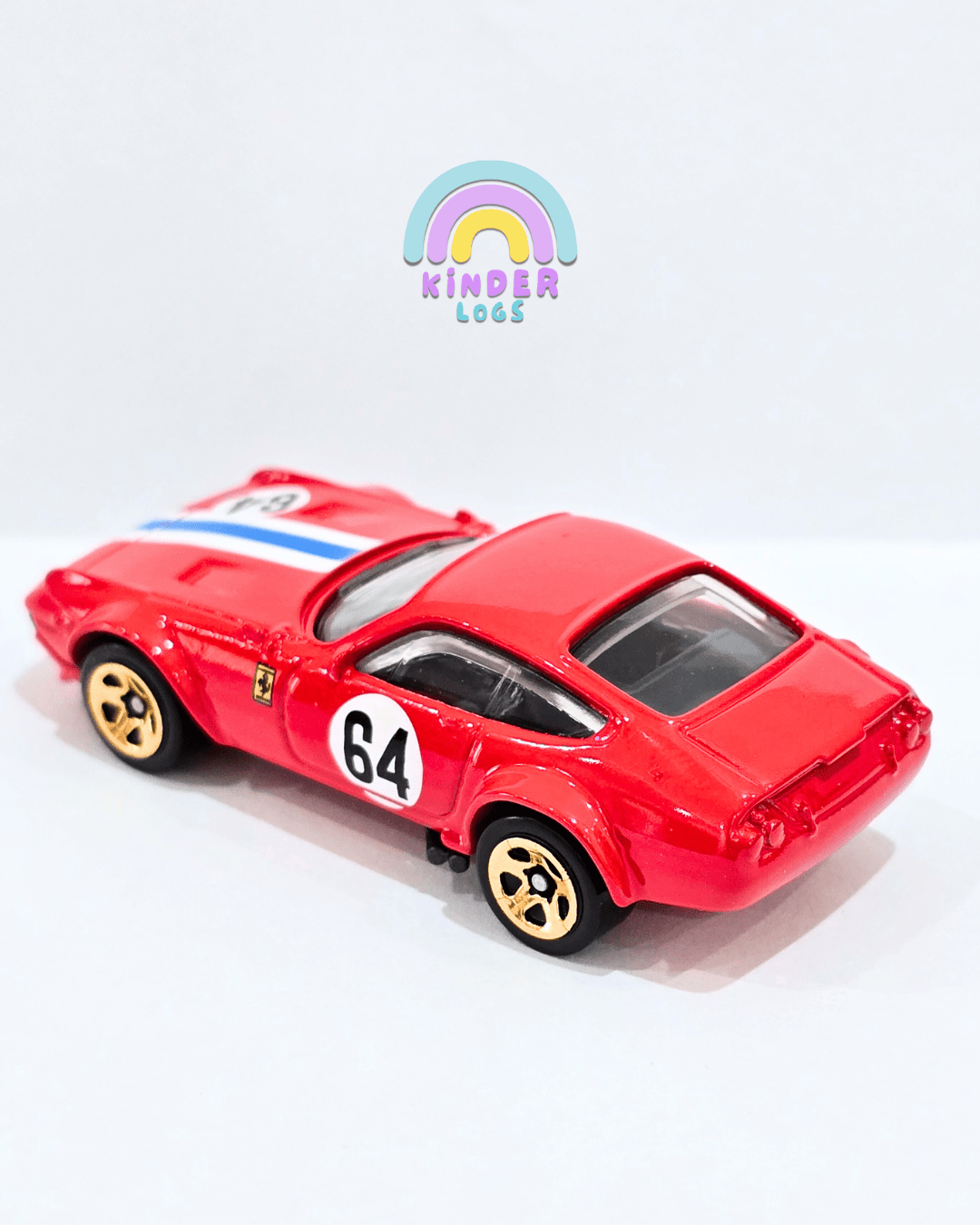 Hot Wheels Ferrari 365 GTB4 Competizione (Uncarded) - Kinder Logs