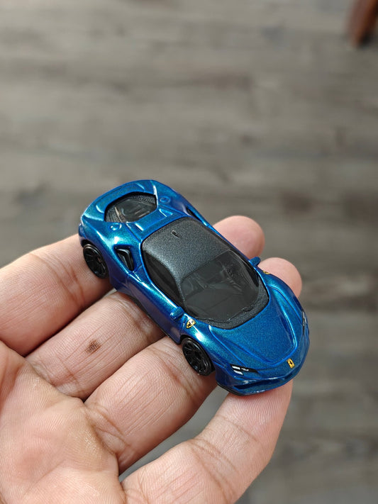 Hot Wheels Ferrari SF90 Stradale - Blue (Imported - Uncarded) - Kinder Logs