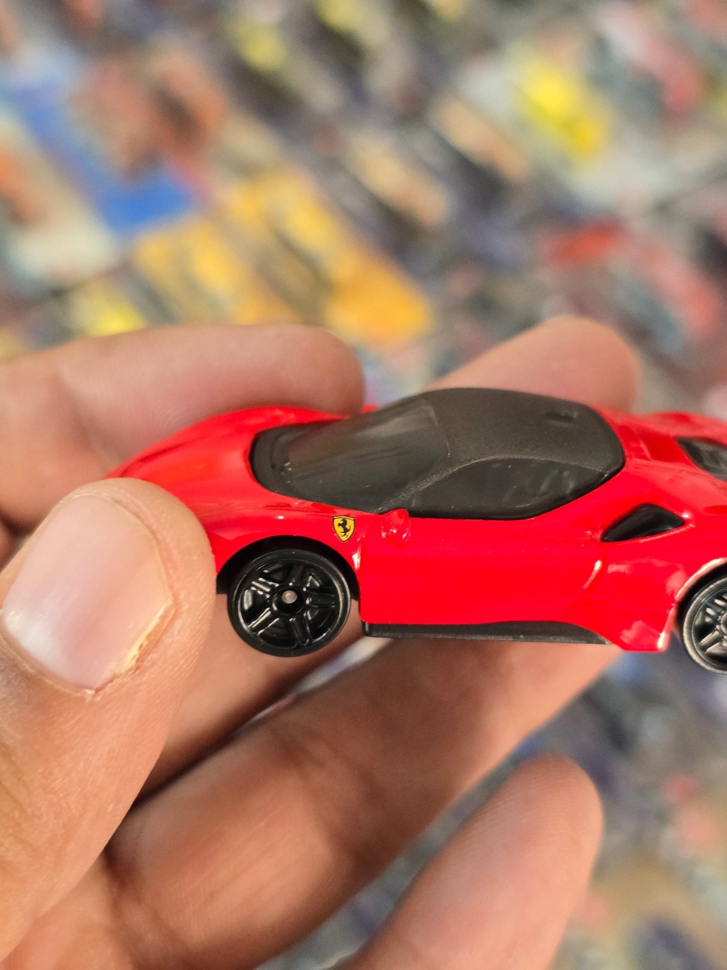 Hot Wheels Ferrari SF90 Stradale - Red (Uncarded) - Kinder Logs