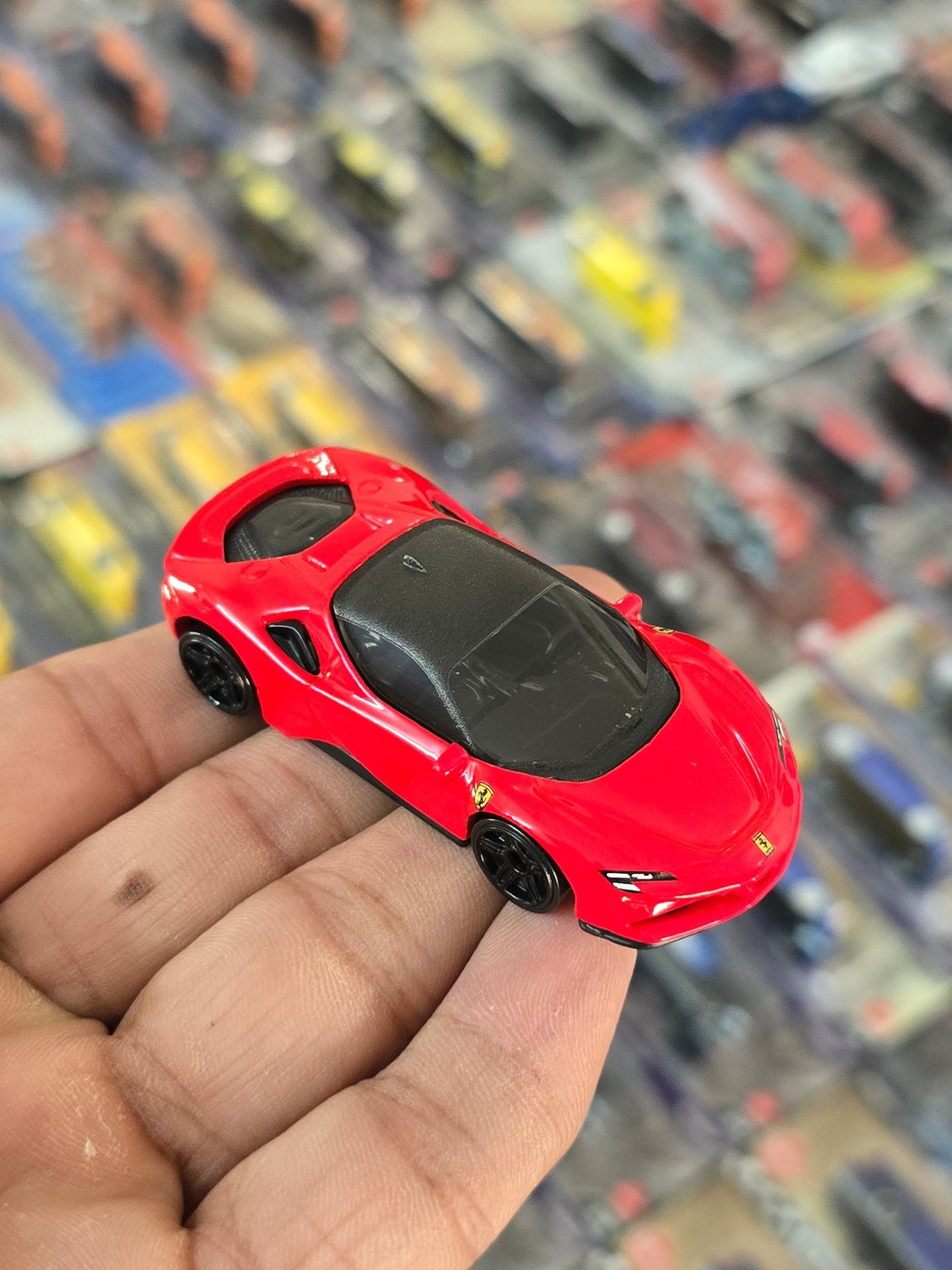Hot Wheels Ferrari SF90 Stradale - Red (Uncarded) - Kinder Logs