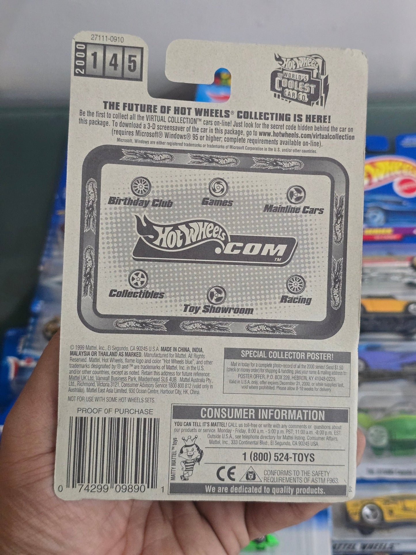 Hot Wheels Fire - Eater - Virtual Collection Cars - Kinder Logs