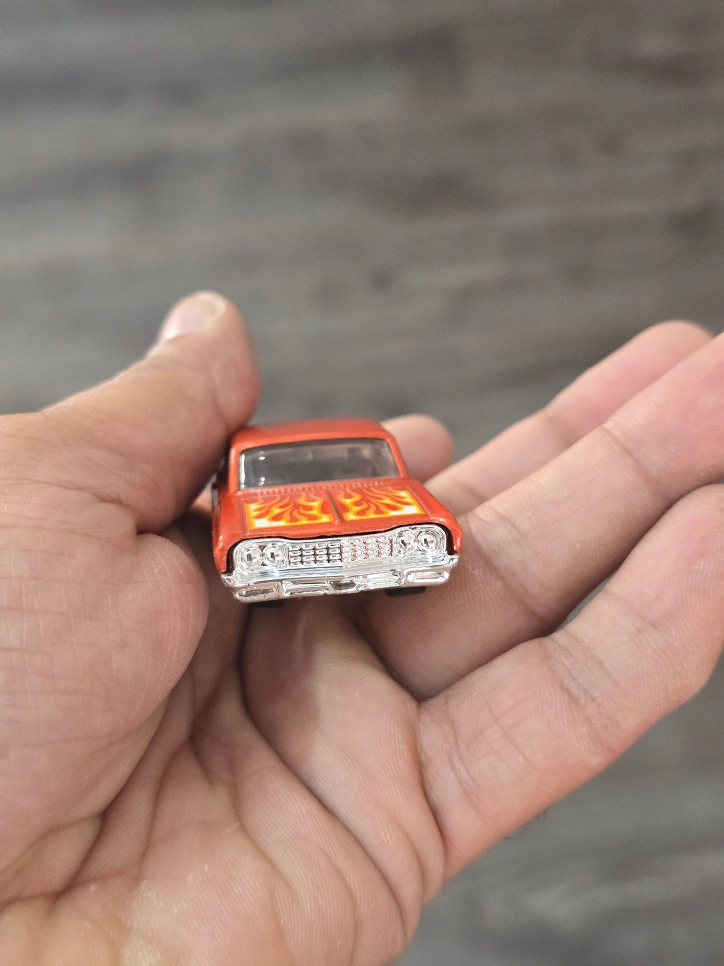 Hot Wheels Flames 1964 Chevy Impala - Used Car (Uncarded) - Kinder Logs