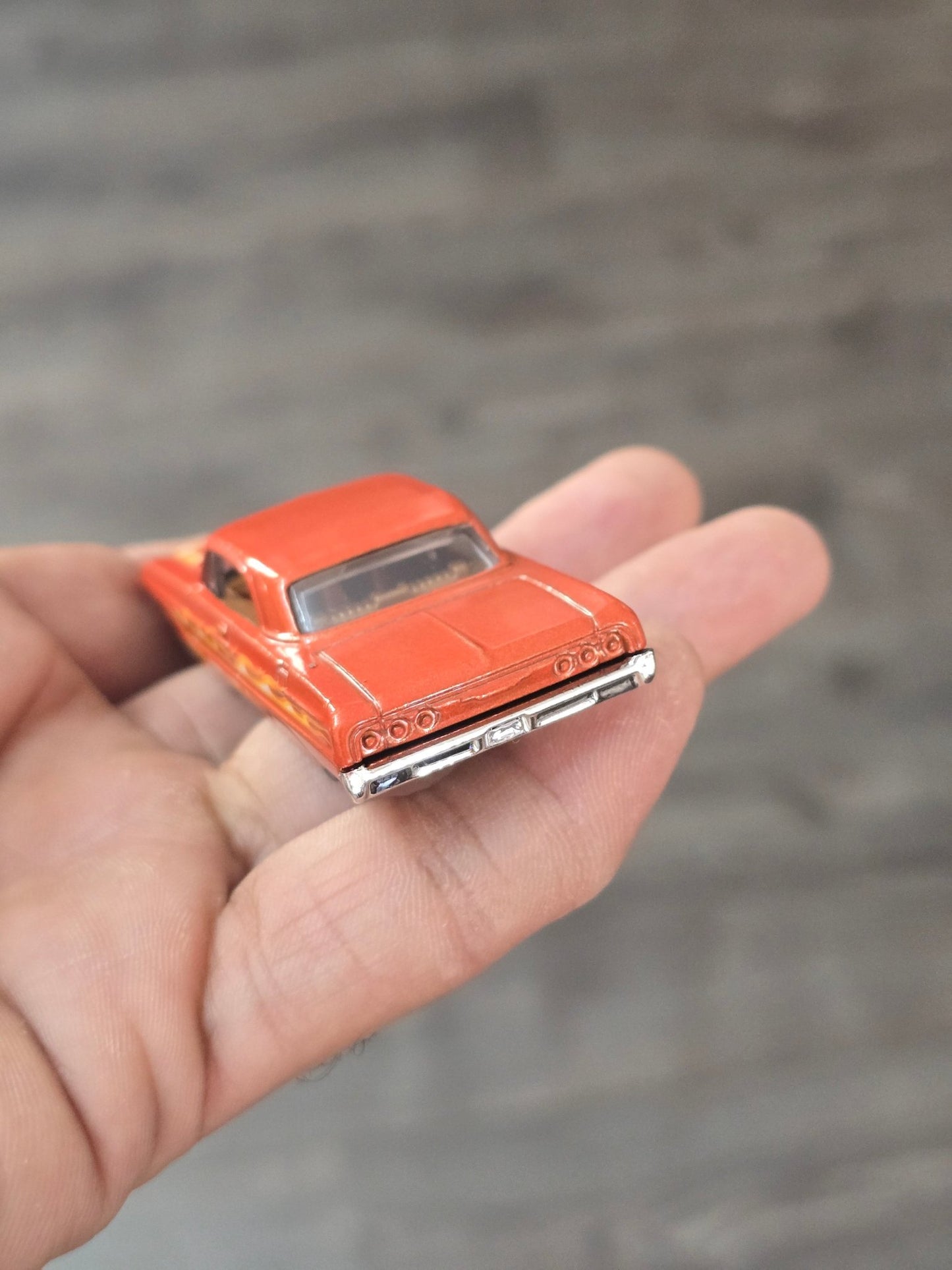 Hot Wheels Flames 1964 Chevy Impala - Used Car (Uncarded) - Kinder Logs