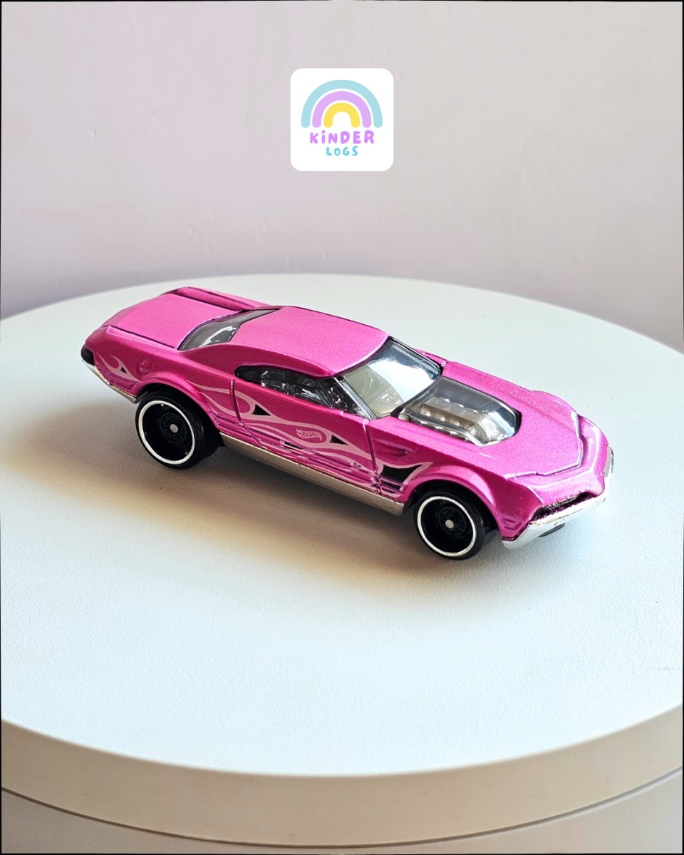 Hot Wheels Flames Muscle Speeder (Uncarded) - Kinder Logs