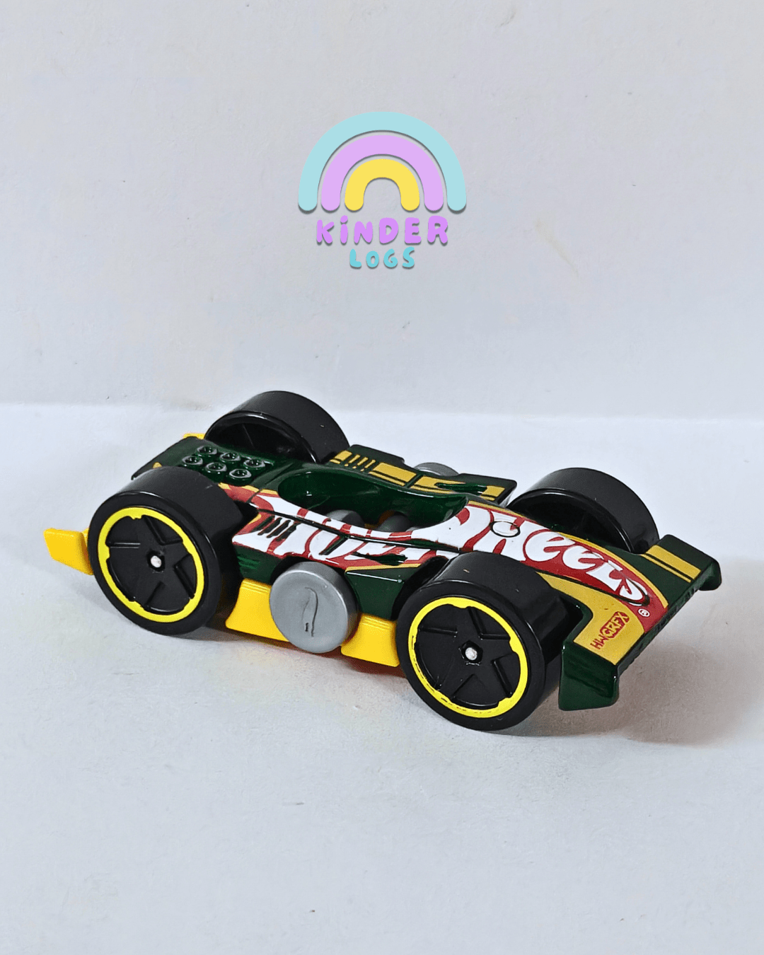 Hot Wheels Flippin Fast - Yellow/Green (Uncarded - New) - Kinder Logs