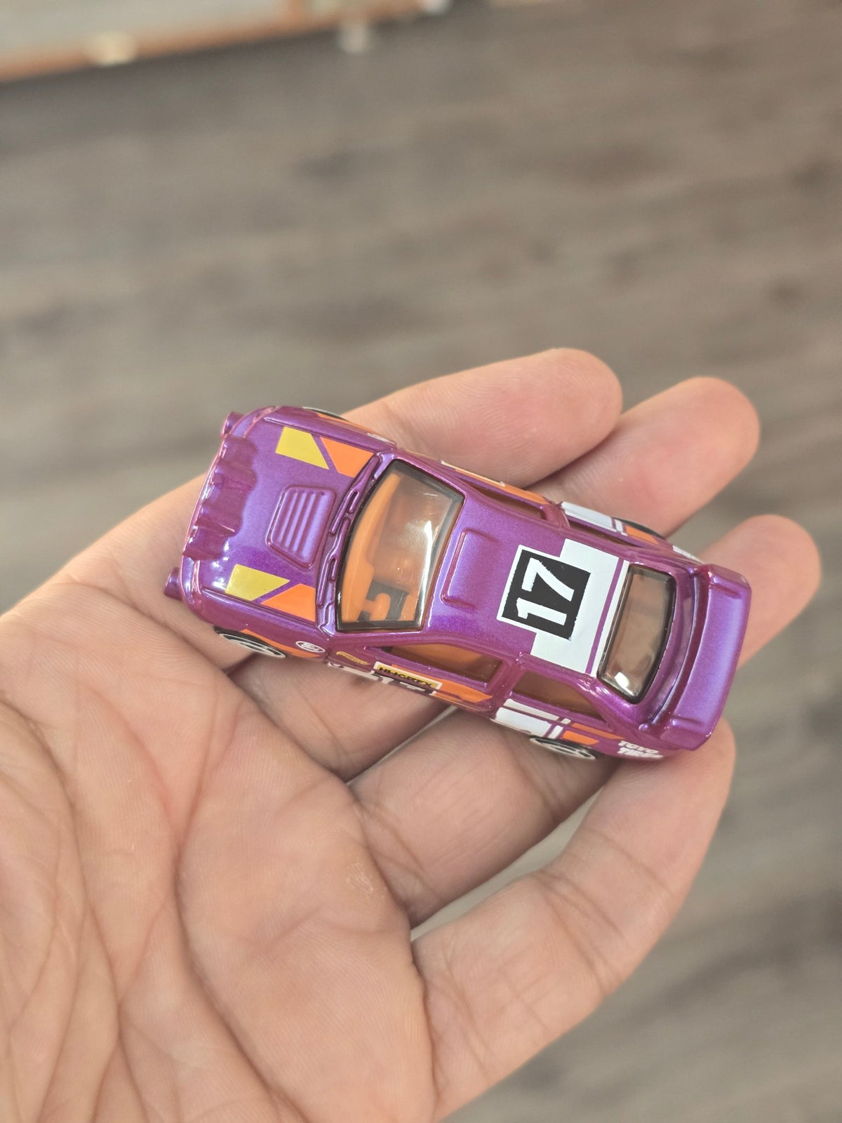 Hot Wheels Ford Escort - Purple (Uncarded - New) - Kinder Logs