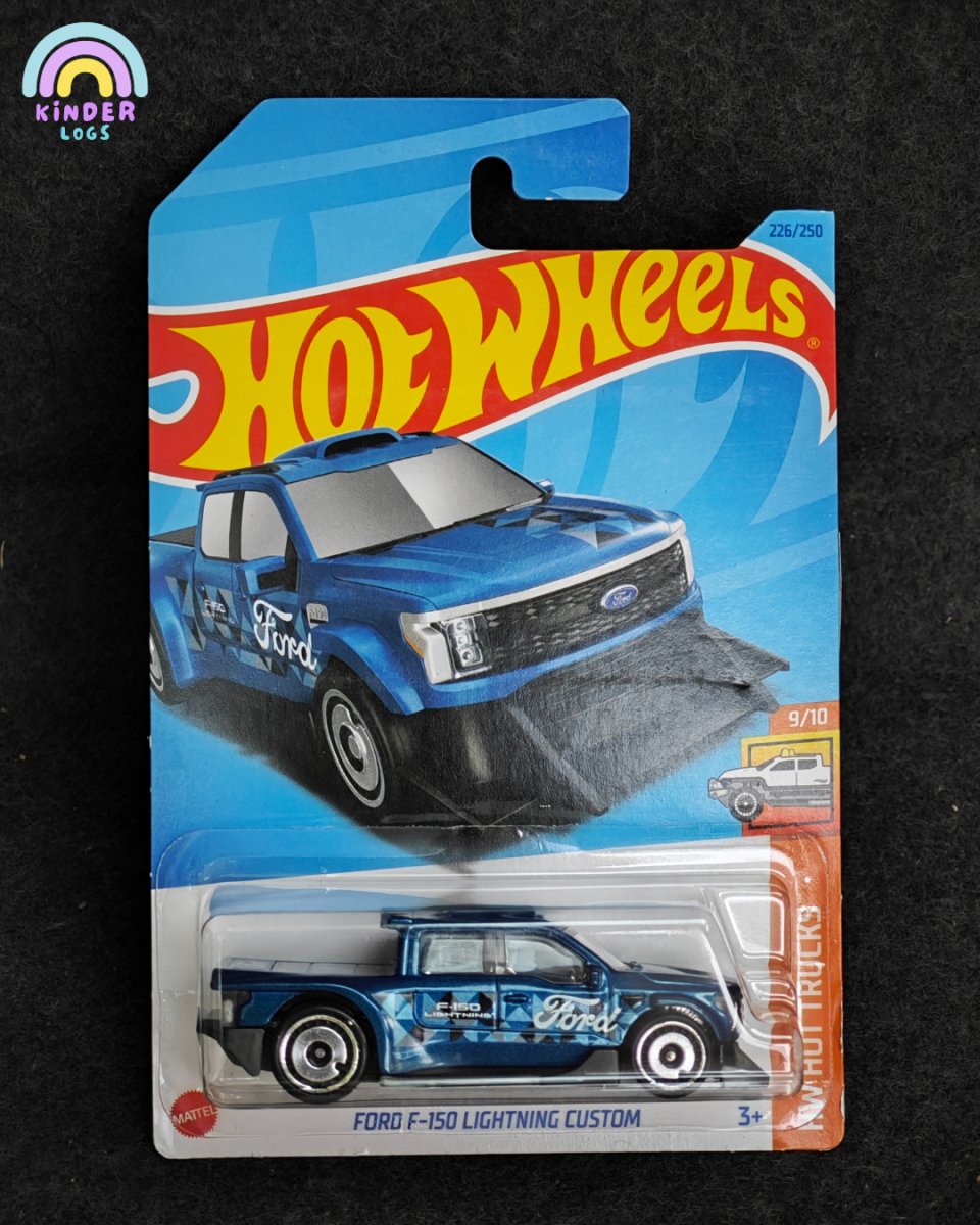 Hot Wheels Ford F - 150 Lightning Custom - Kinder Logs