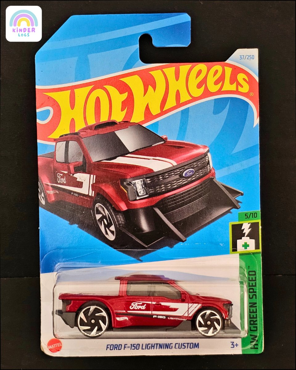 Hot Wheels Ford F - 150 Lightning Custom (Imported) - Kinder Logs
