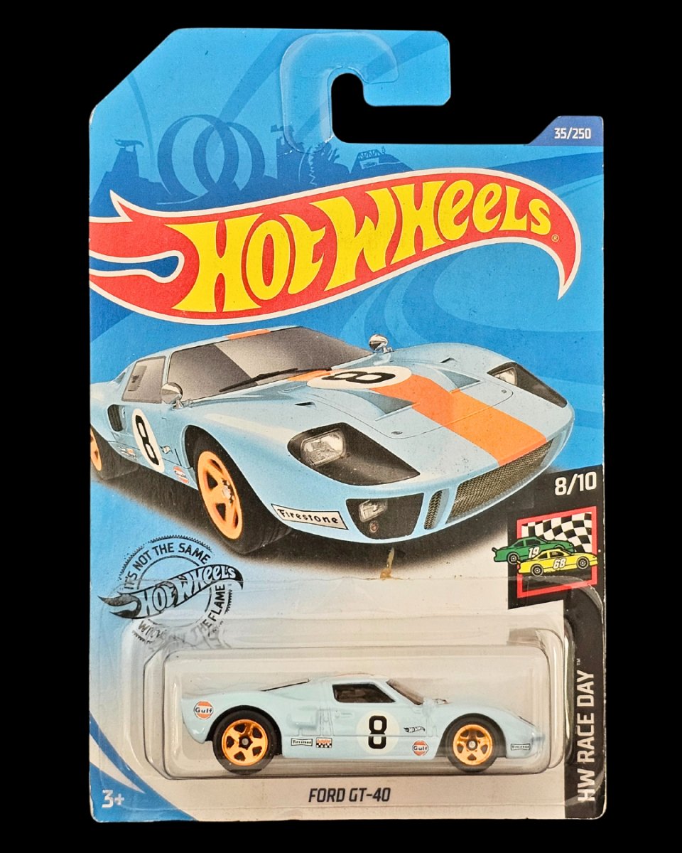 Hot Wheels Ford GT40 Gulf Edition (Rare) - Kinder Logs
