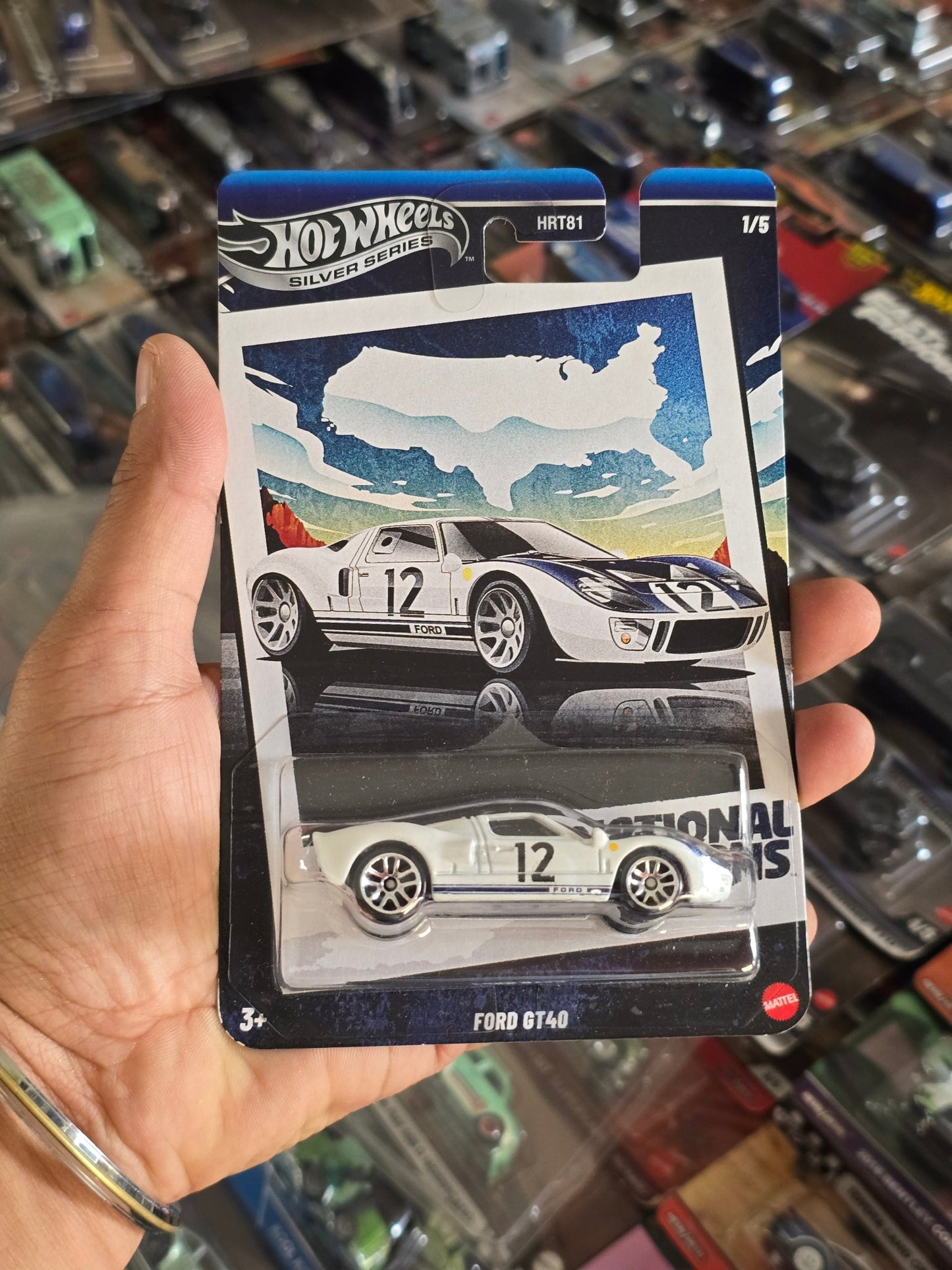 Hot Wheels Ford GT40 - National Icons (Imported) - Kinder Logs