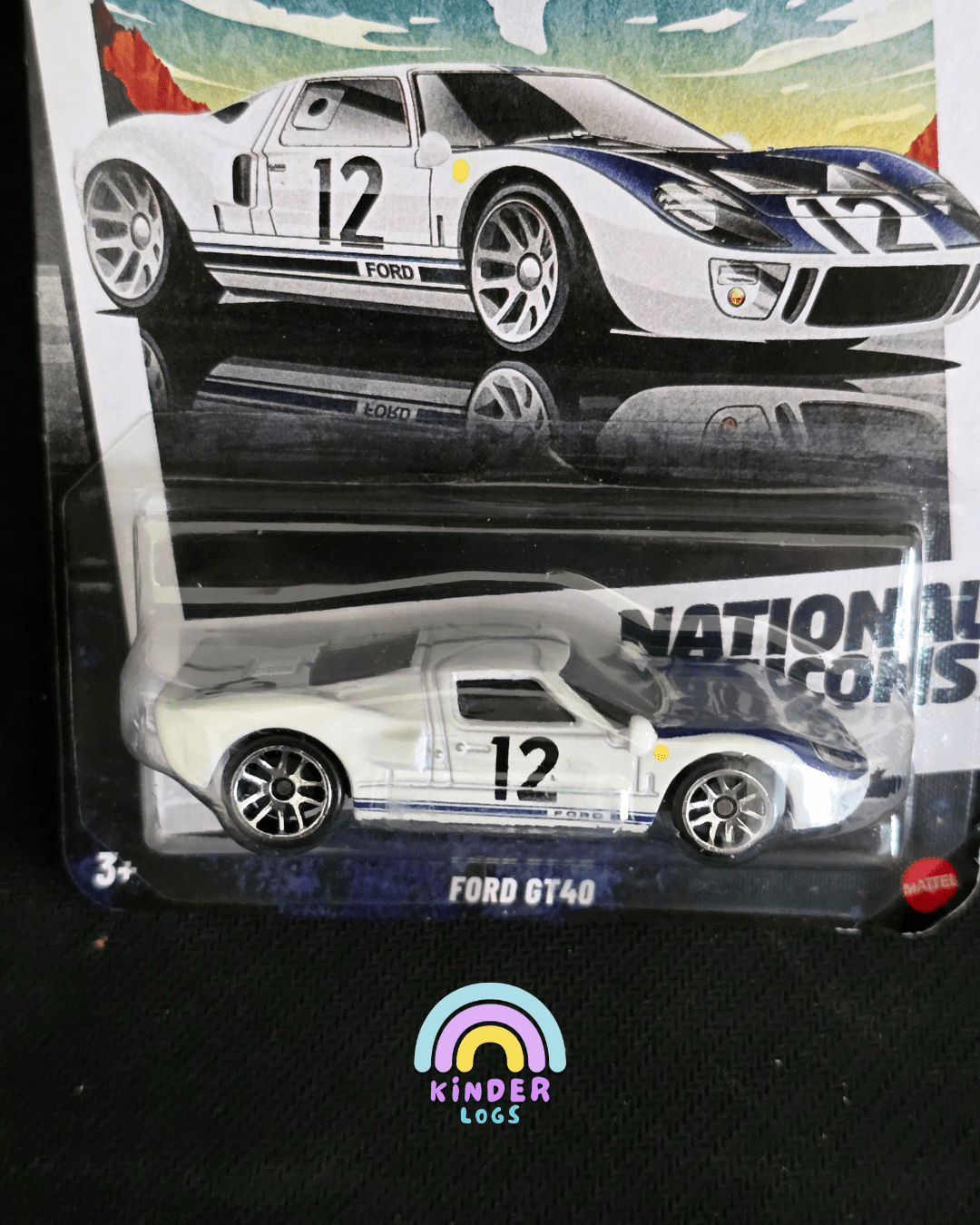 Hot Wheels Ford GT40 - National Icons (Imported) - Kinder Logs