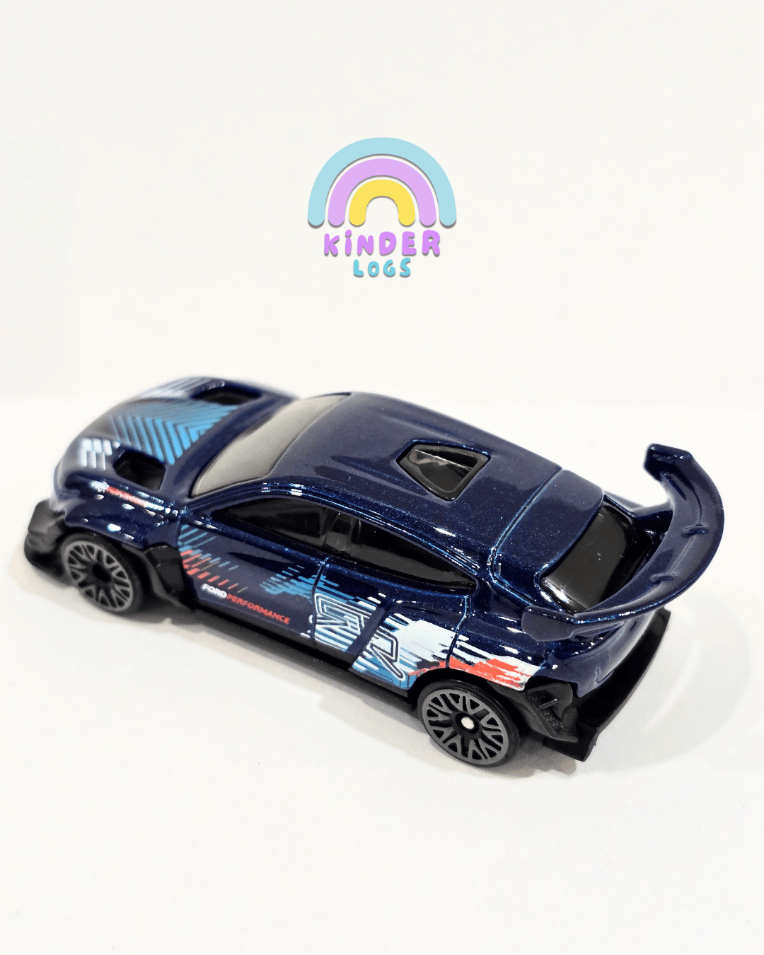 Hot Wheels Ford Mustang Mach - E 1400 - Dark Blue (Uncarded) - Kinder Logs