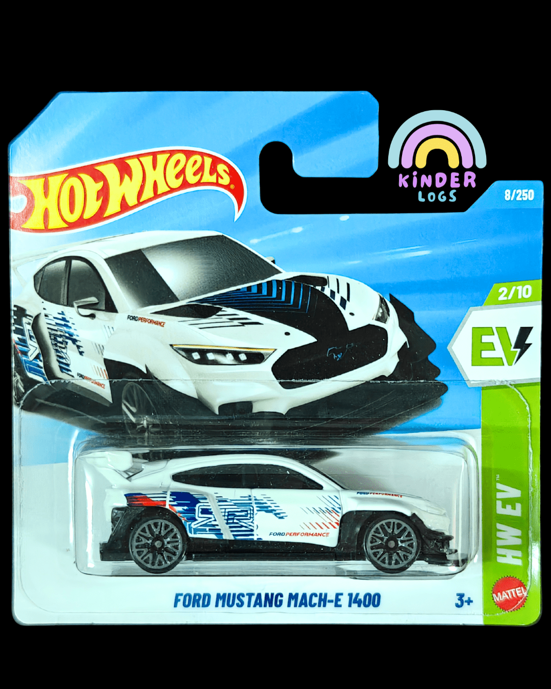 Hot Wheels Ford Mustang Mach - E 1400 EV (Imported Short Card) - Kinder Logs