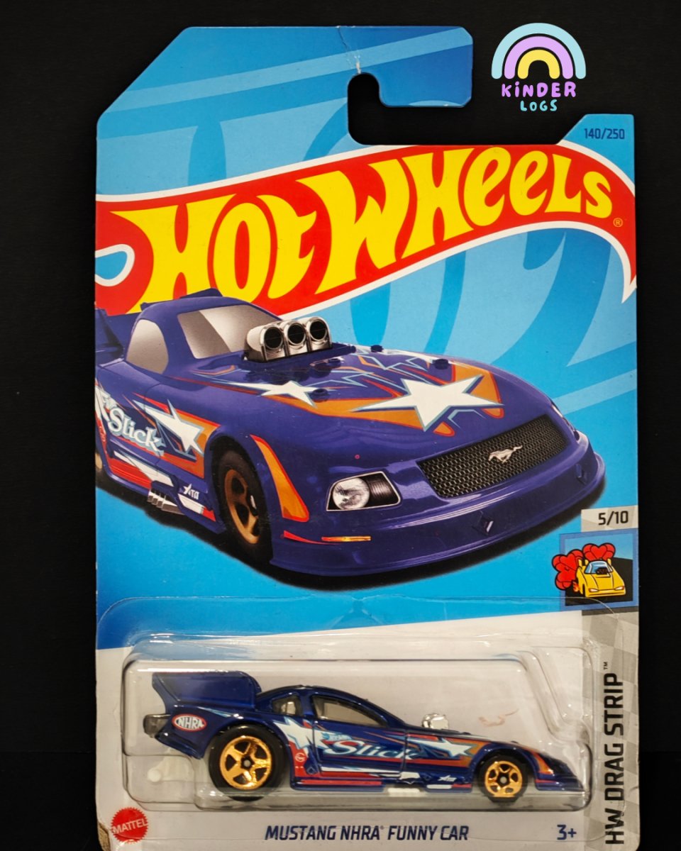 Hot Wheels Ford Mustang NHRA Funny Car - Kinder Logs