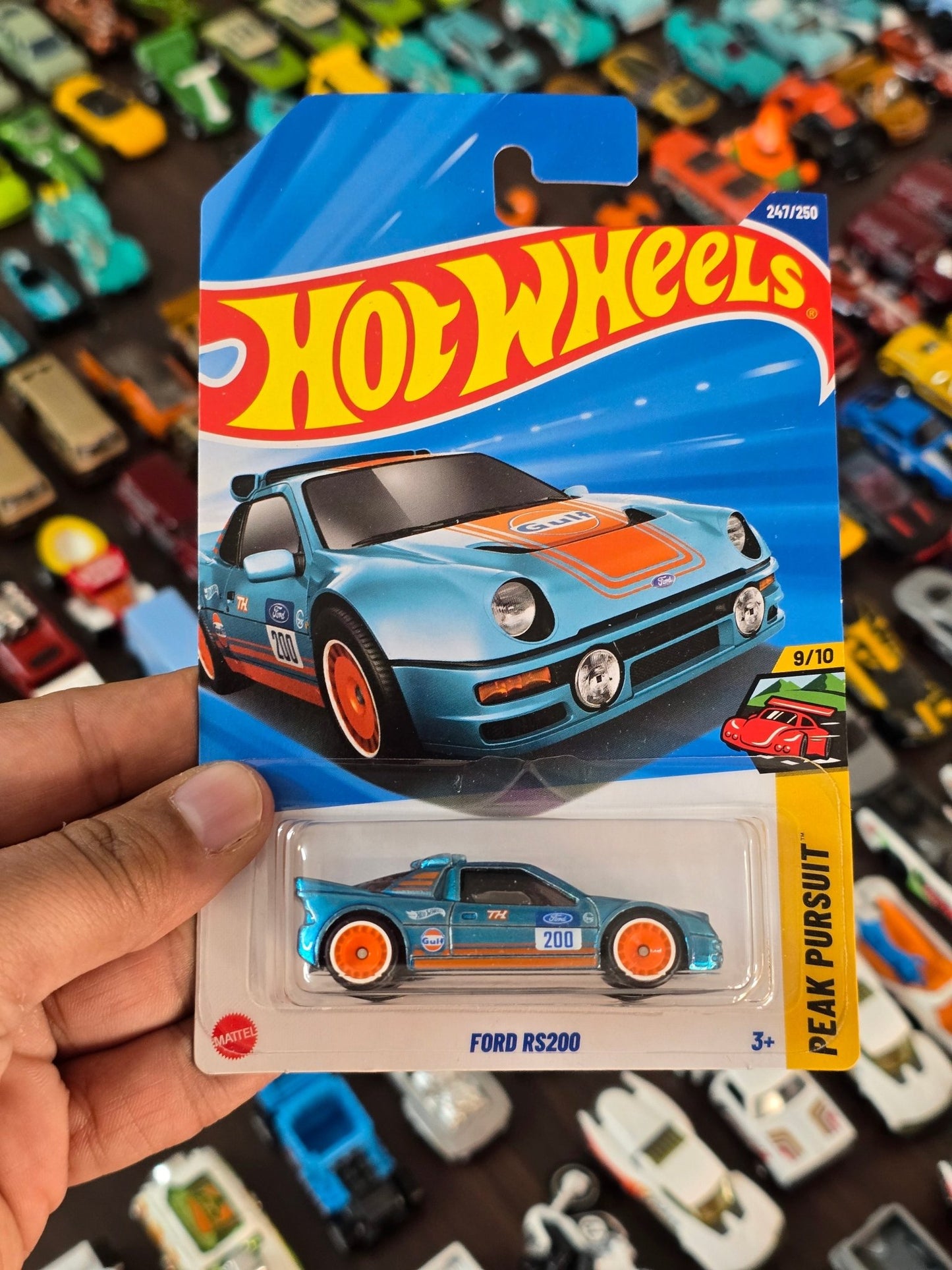 Hot Wheels Ford RS200 Super Treasure Hunt (STH) - Kinder Logs