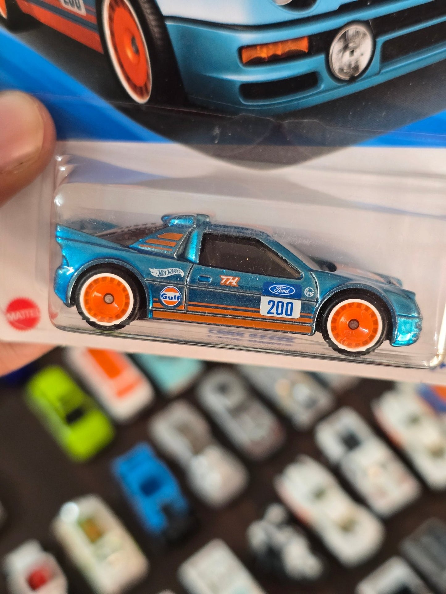 Hot Wheels Ford RS200 Super Treasure Hunt (STH) - Kinder Logs