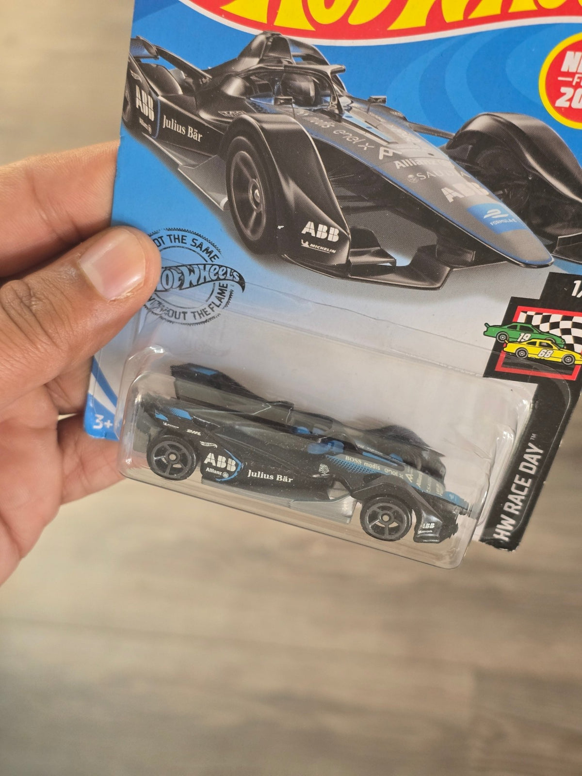Hot Wheels Formula E Gen 2 Car - Black (2017 Imported) - Kinder Logs