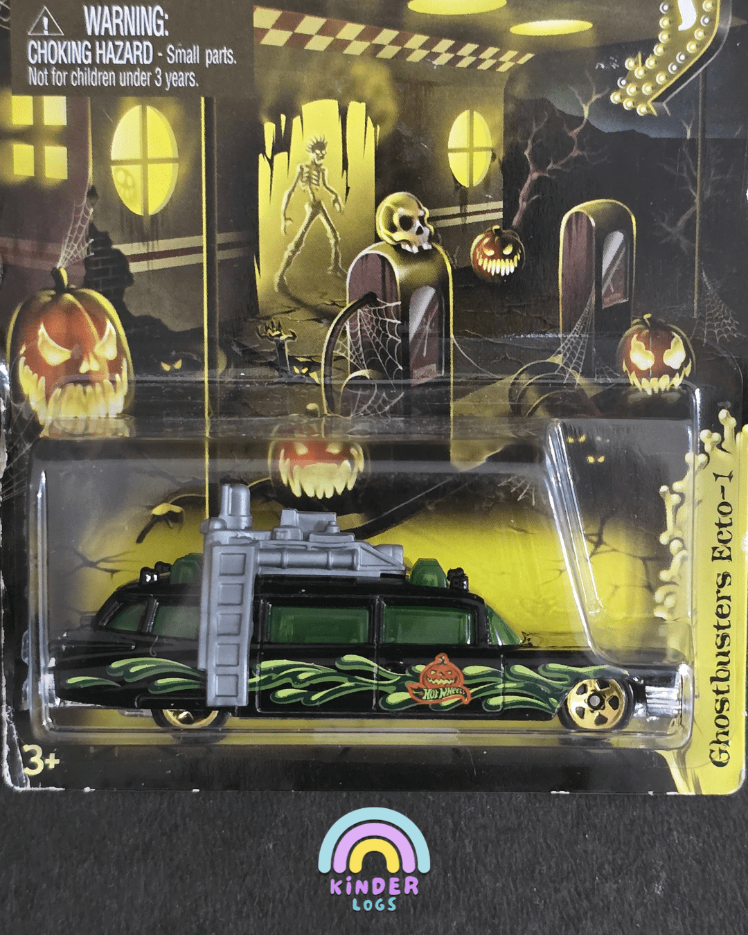 Hot Wheels Ghostbusters ECTO - 1 Halloween Edition (Imported) - Kinder Logs