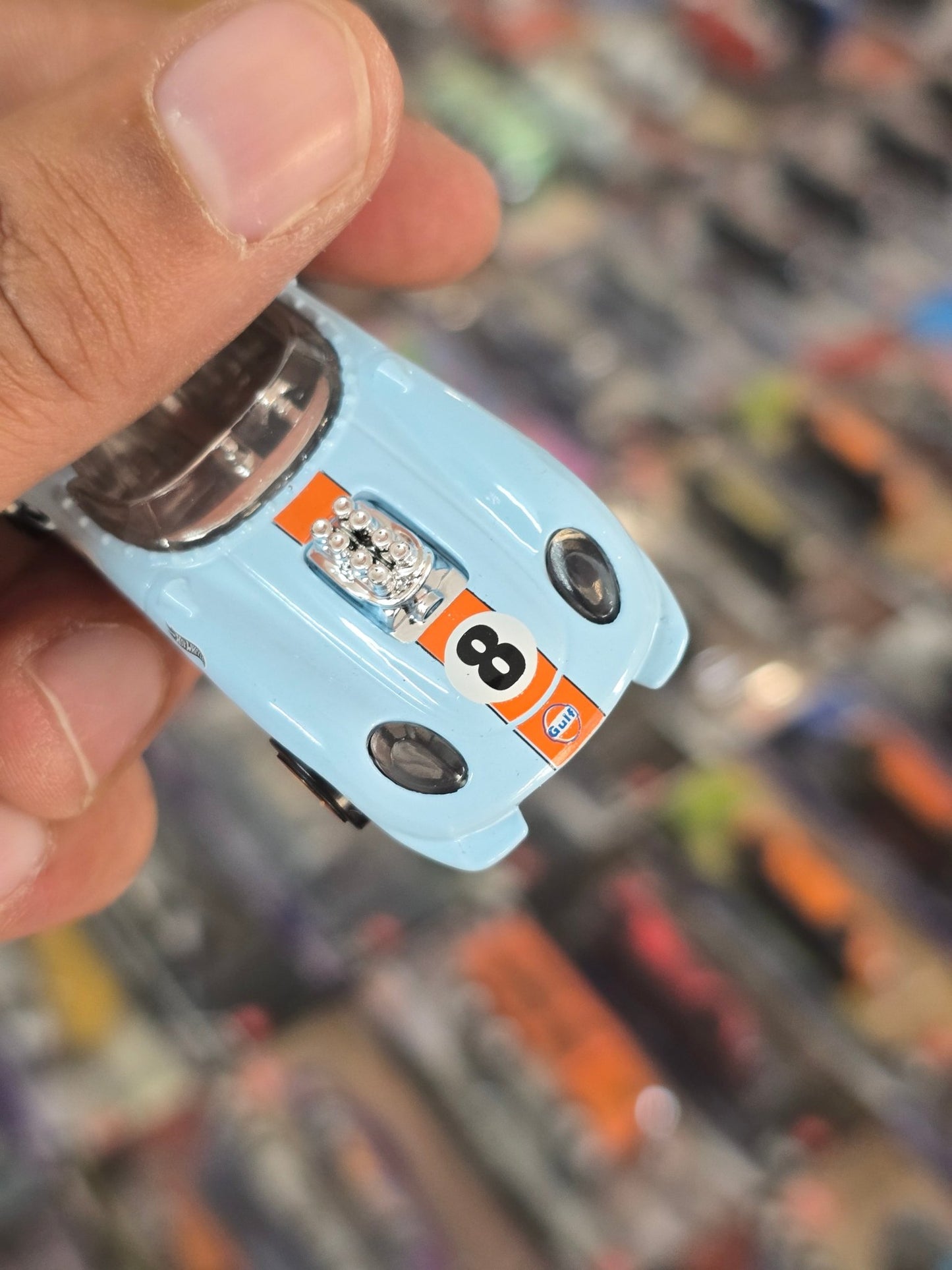 Hot Wheels Glory Chaser Gulf Edition (Uncarded) - Kinder Logs