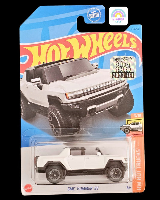 Hot Wheels GMC Hummer EV - Factory Sealed (White) - Kinder Logs