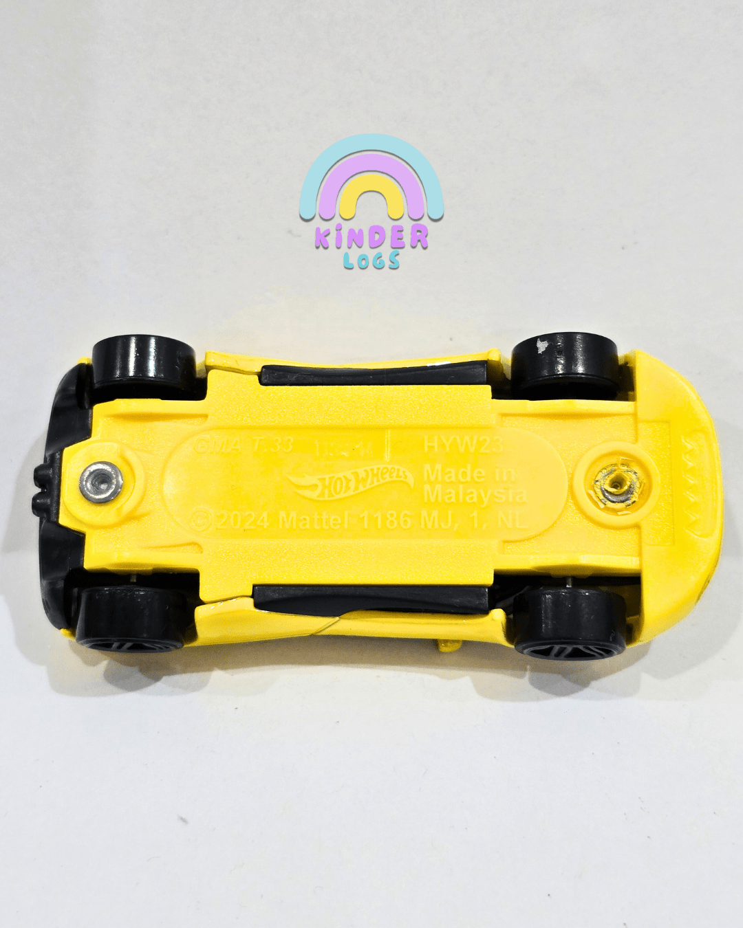 Hot Wheels Gordon Murray Automotive T.33 - Yellow (Uncarded - New) - Kinder Logs