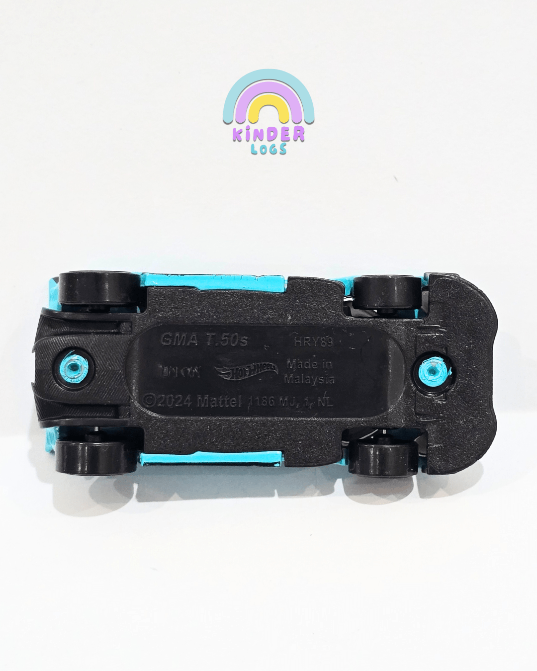 Hot Wheels Gordon Murray Automotive T.50s - Turquoise (Uncarded) - Kinder Logs