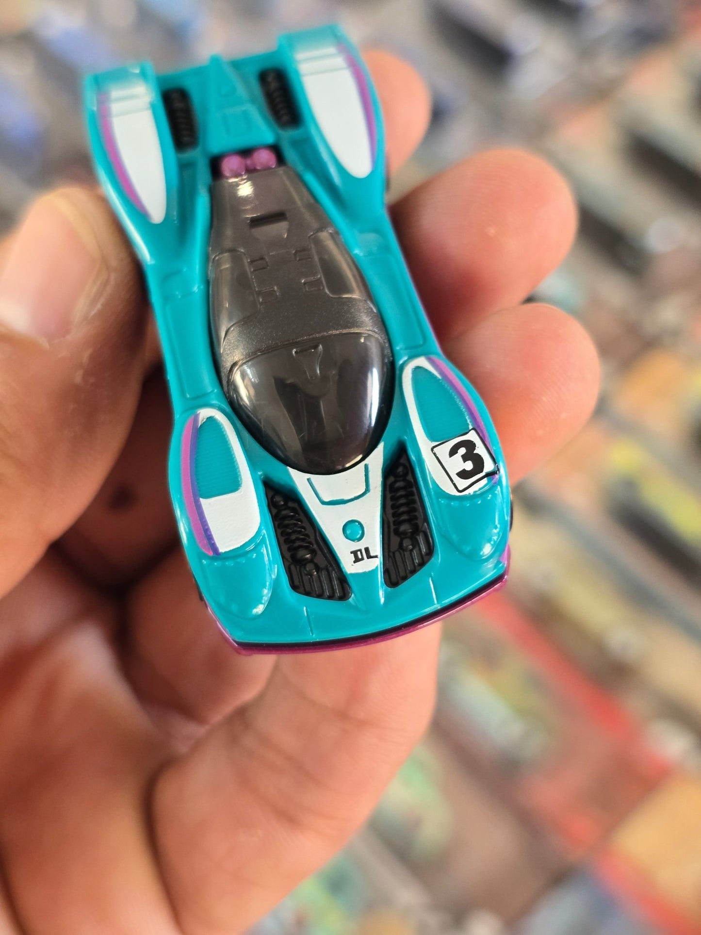 Hot Wheels Group C Fantasy - Teal (Uncarded) - Kinder Logs