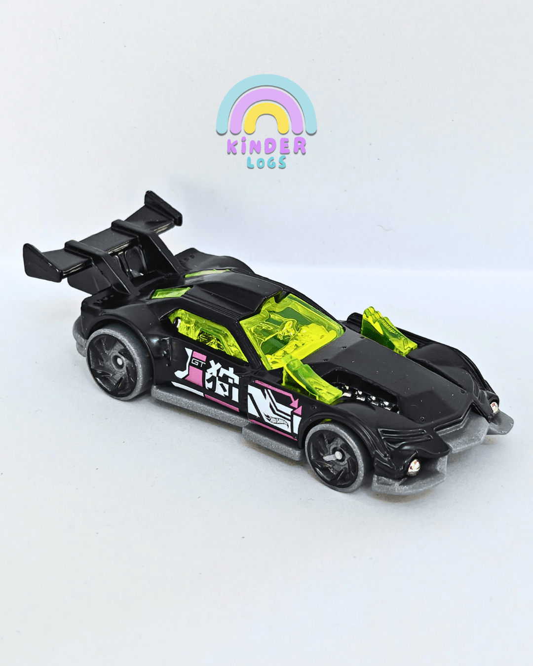 Hot Wheels GT Hunter - Black (Uncarded - New) - Kinder Logs