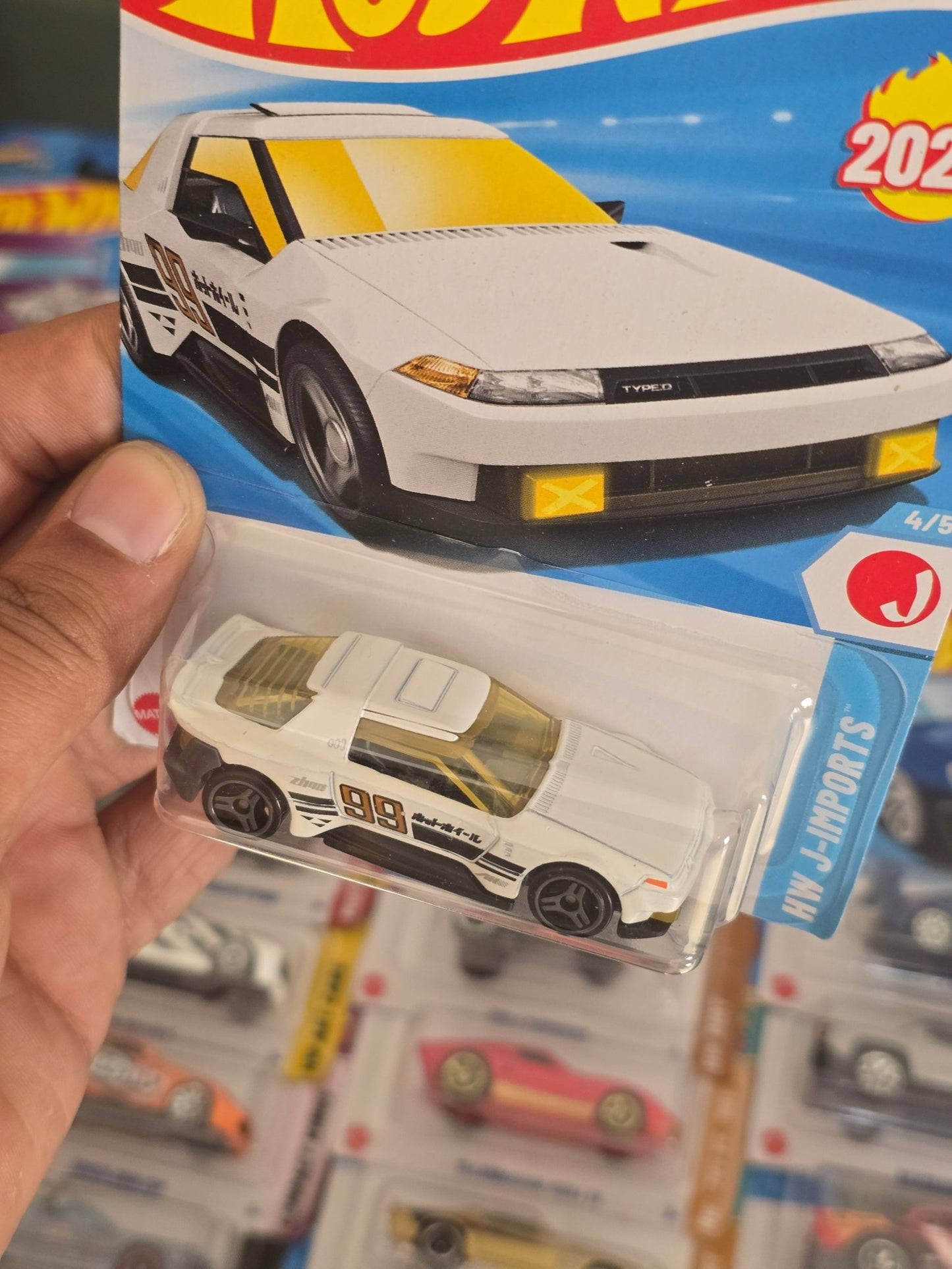 Hot Wheels Hako Type D - Blue (Imported) - Kinder Logs