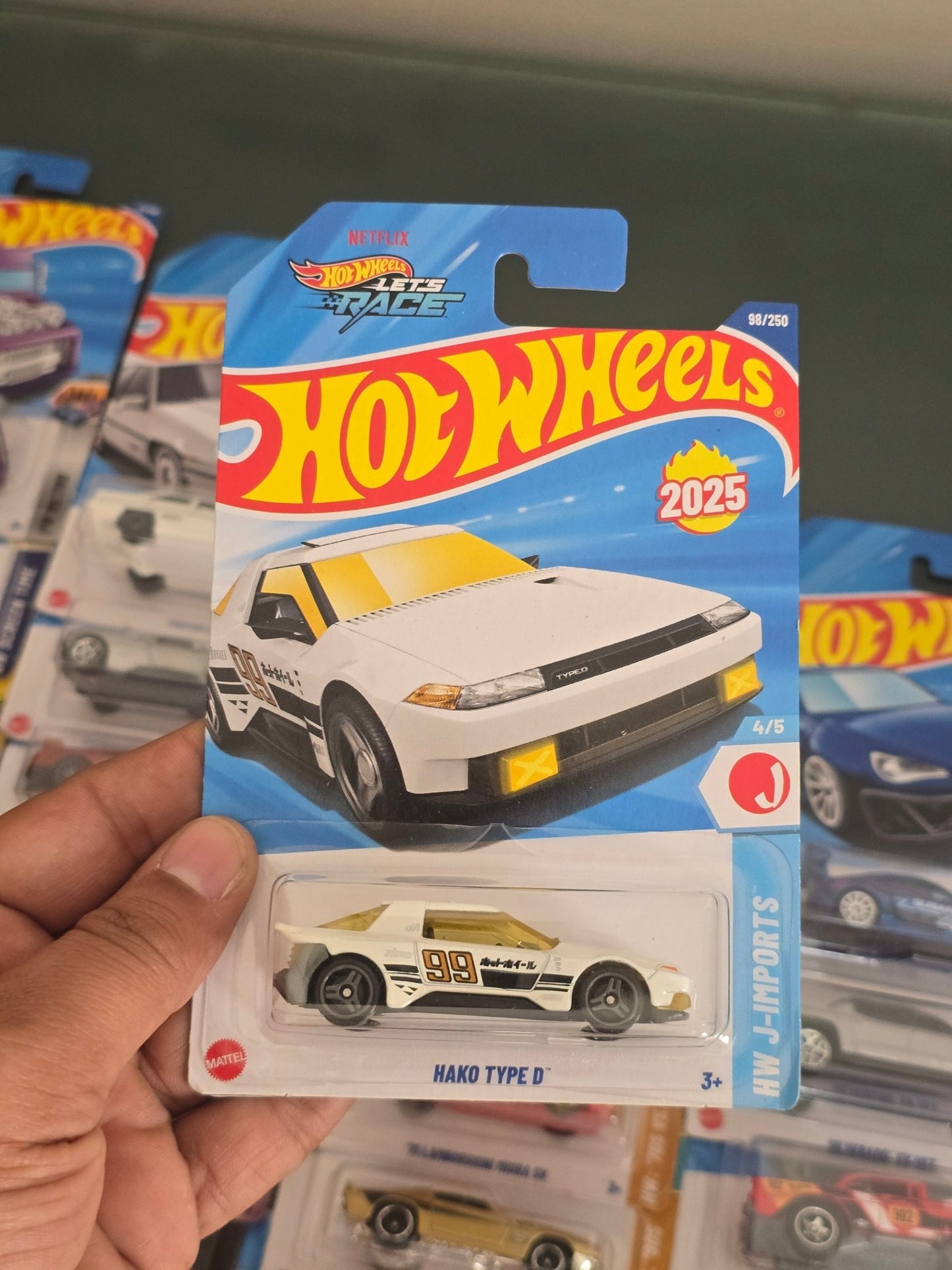 Hot Wheels Hako Type D - Blue (Imported) - Kinder Logs