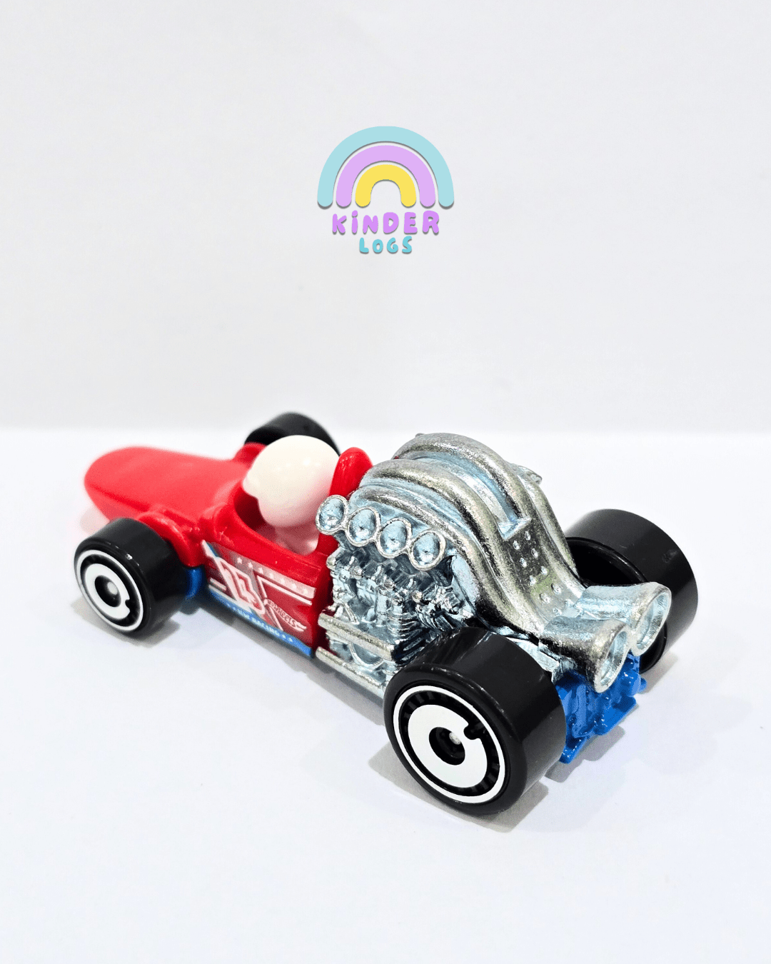 Hot Wheels Head Starter - Red (Uncarded) - Kinder Logs
