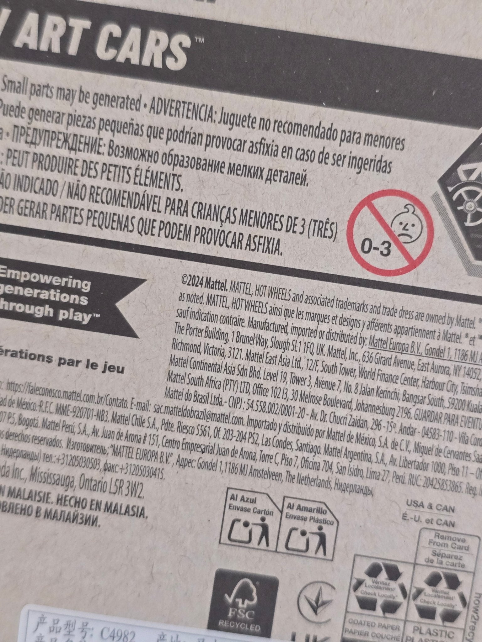 Hot Wheels Hi - Roller II - White (Imported) - Kinder Logs