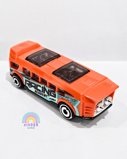 Hot Wheels High Racing Academy Bus - Orange (Uncarded) - Kinder Logs